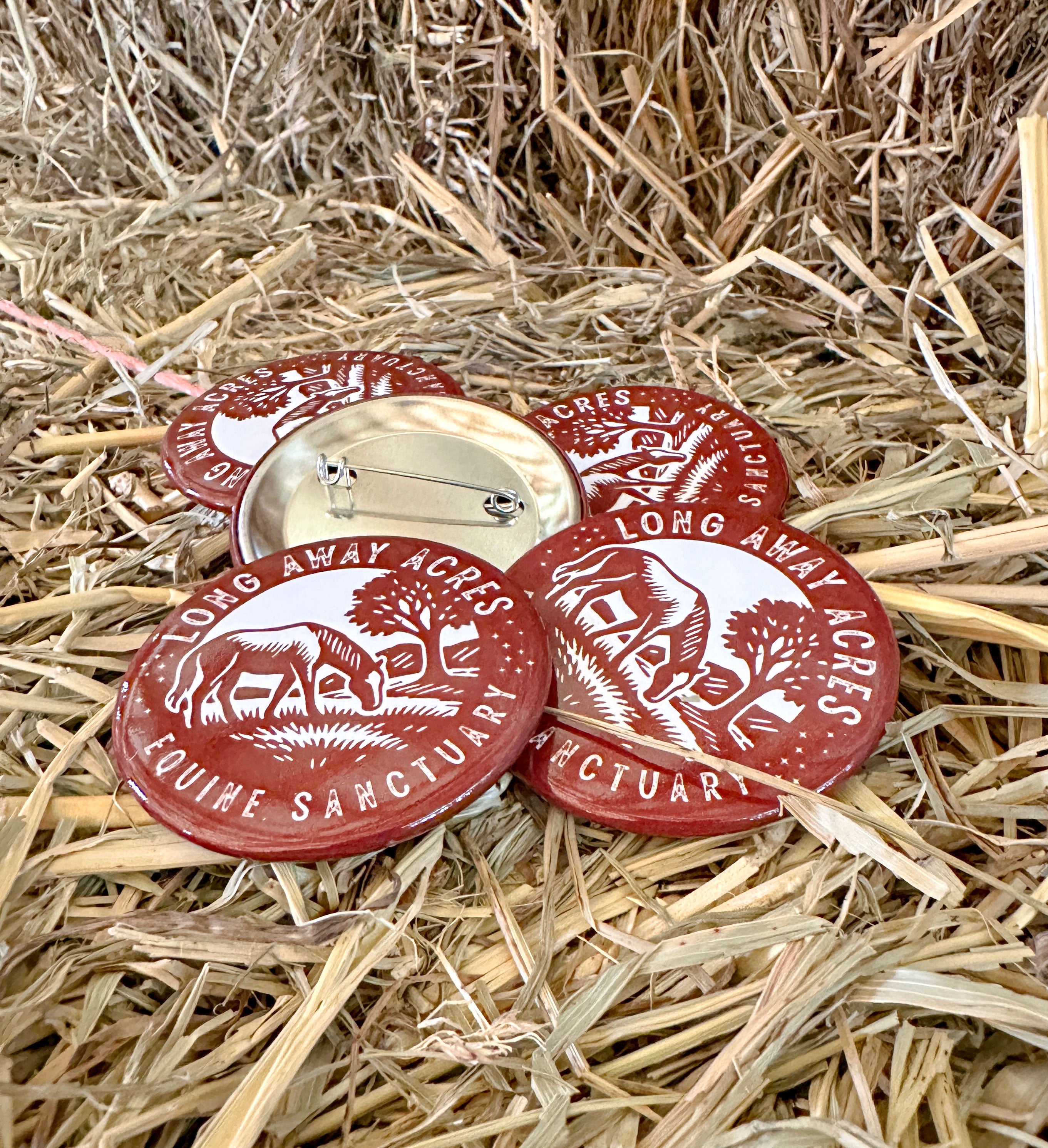 The Long Away Acres Logo Button