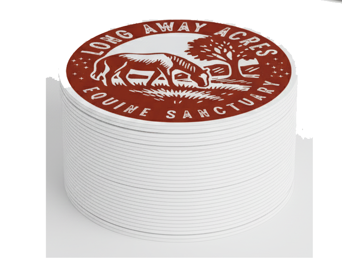 The Long Away Acres Logo Sticker